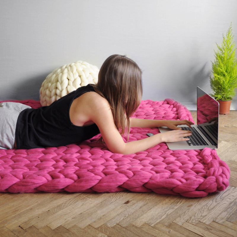 Handmade Knitted Blanket