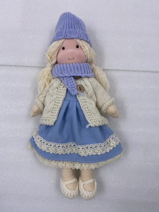 Handmade Sheep's Wool Waldorf Doll – Soft and Durable