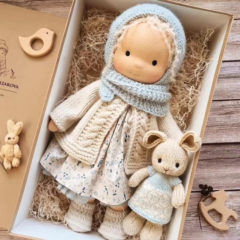 Handmade Waldorf Doll – Natural Educational Toy for Children's Imaginative Play