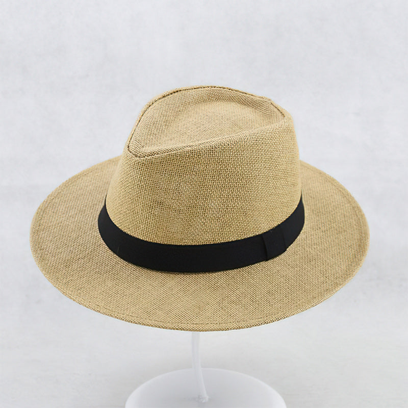 Handwoven Straw Hat with UPF Protection