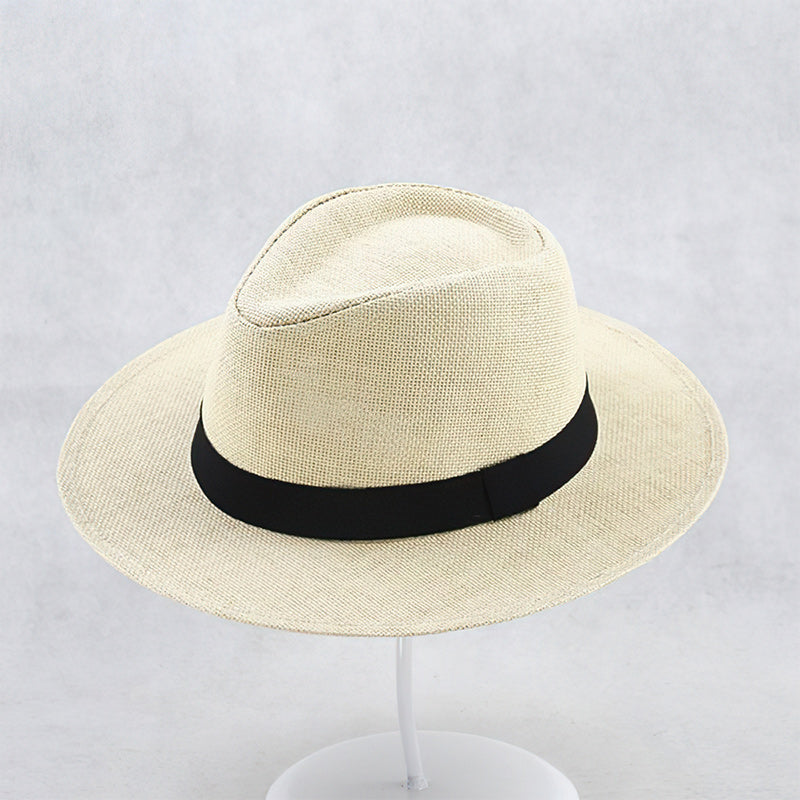 Handwoven Straw Hat with UPF Protection
