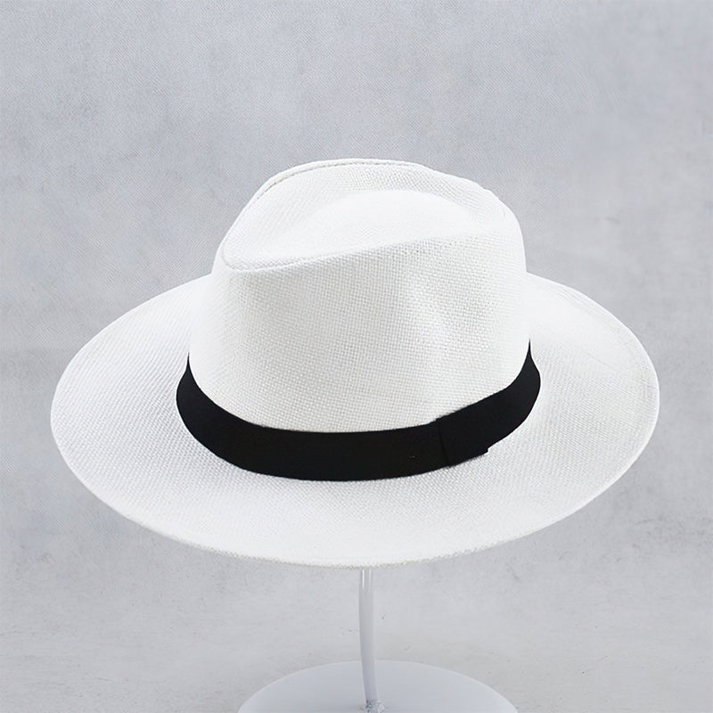 Handwoven Straw Hat with UPF Protection