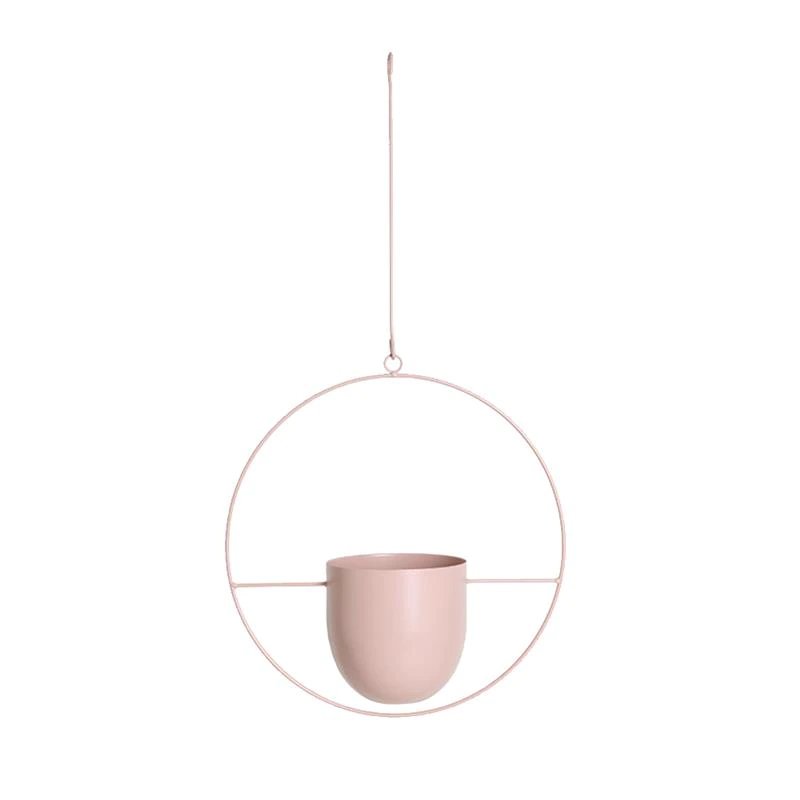 Hanging Planter – Elegant Metal Indoor and Outdoor Plant Pot with Chain