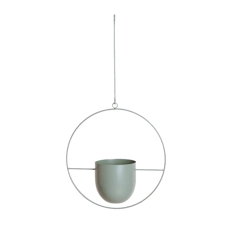 Hanging Planter – Elegant Metal Indoor and Outdoor Plant Pot with Chain