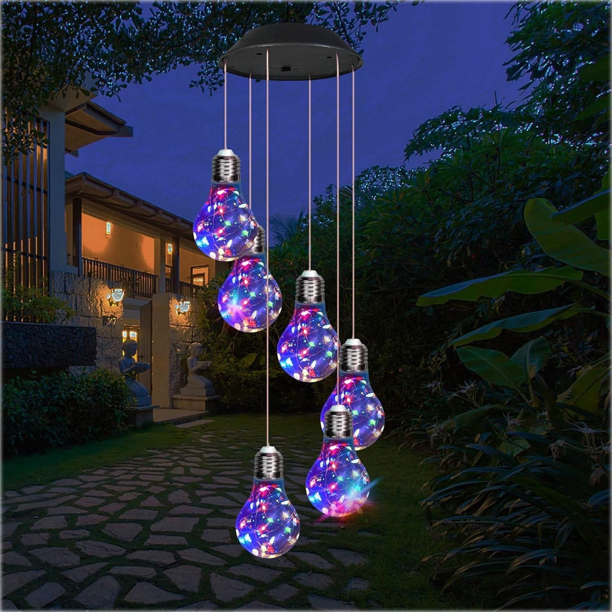 Hanging Solar Garden Light Chime Decoration