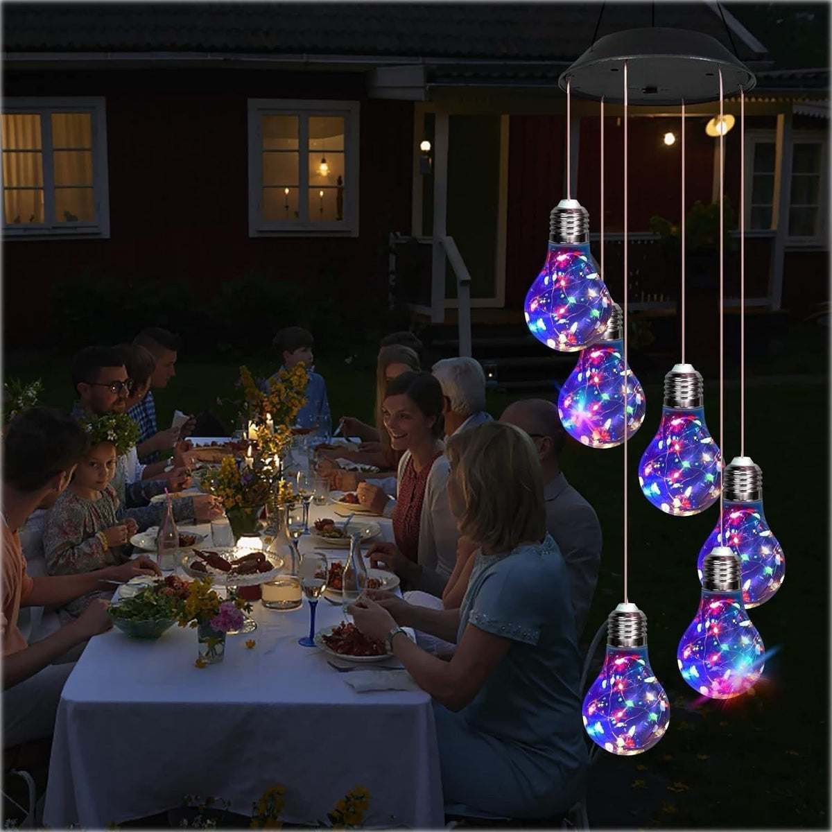 Hanging Solar Garden Light Chime Decoration