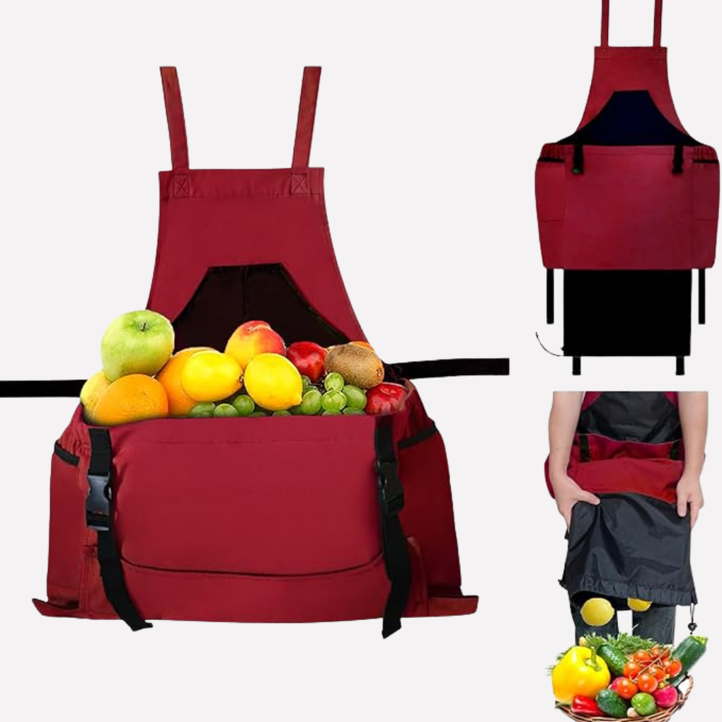 Harvest Apron with Large Gathering Pouch