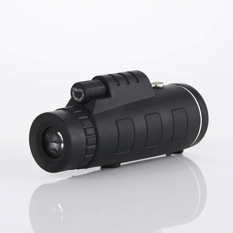 HD Monocular – High-Powered Waterproof Telescope with Smartphone Holder & Tripod