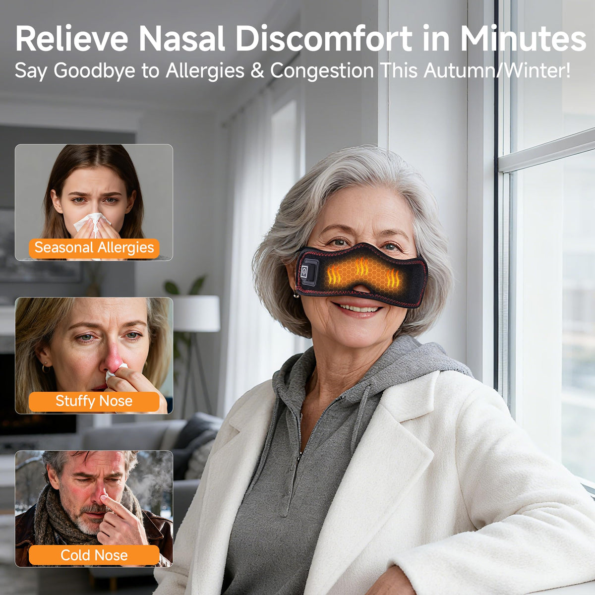 Heated Nasal Mask for Soothing Warmth & Everyday Comfort