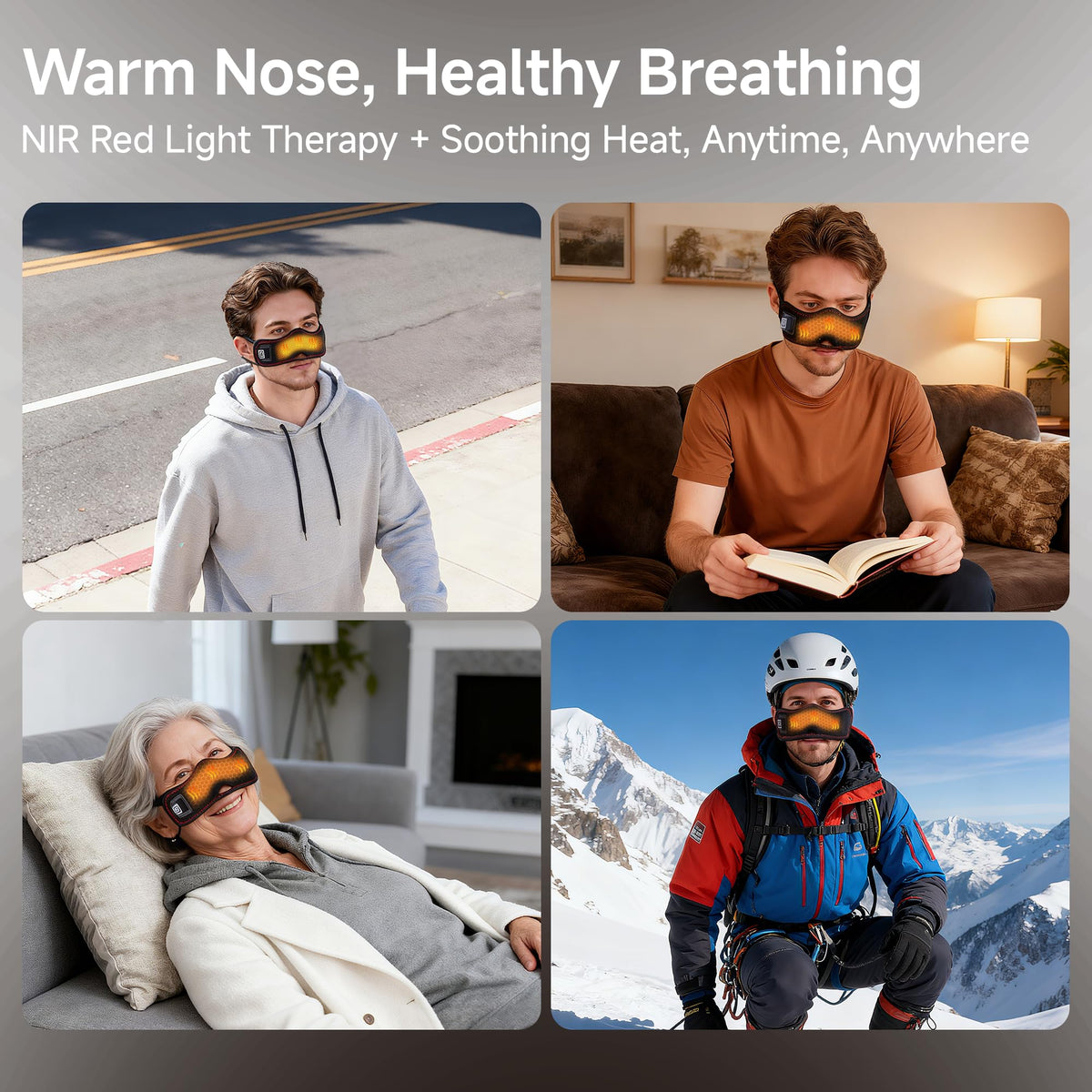 Heated Nasal Mask for Soothing Warmth & Everyday Comfort