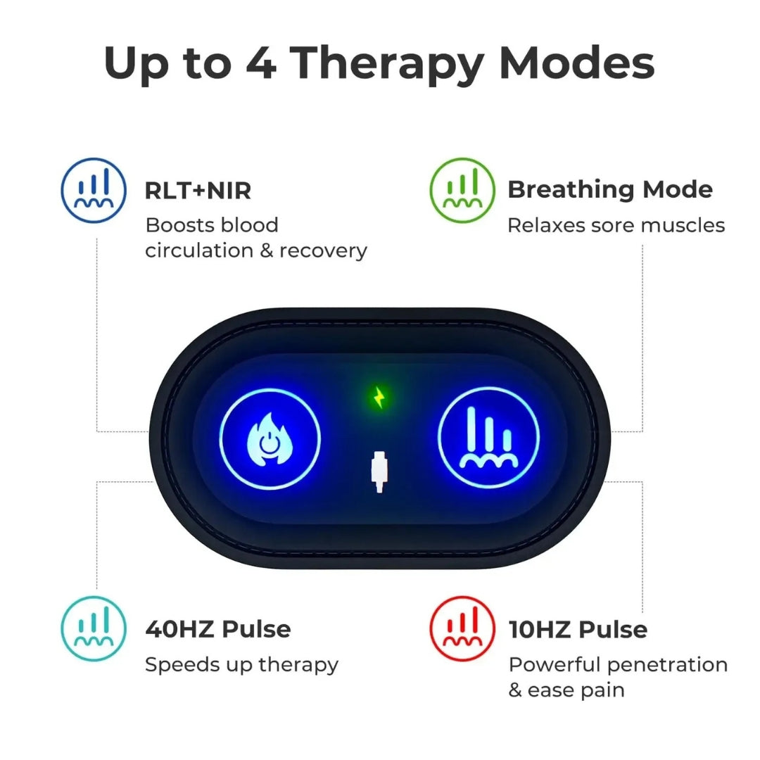 Heated Neck Wrap with Red Light Therapy – Heat & Massage for Neck Pain Relief