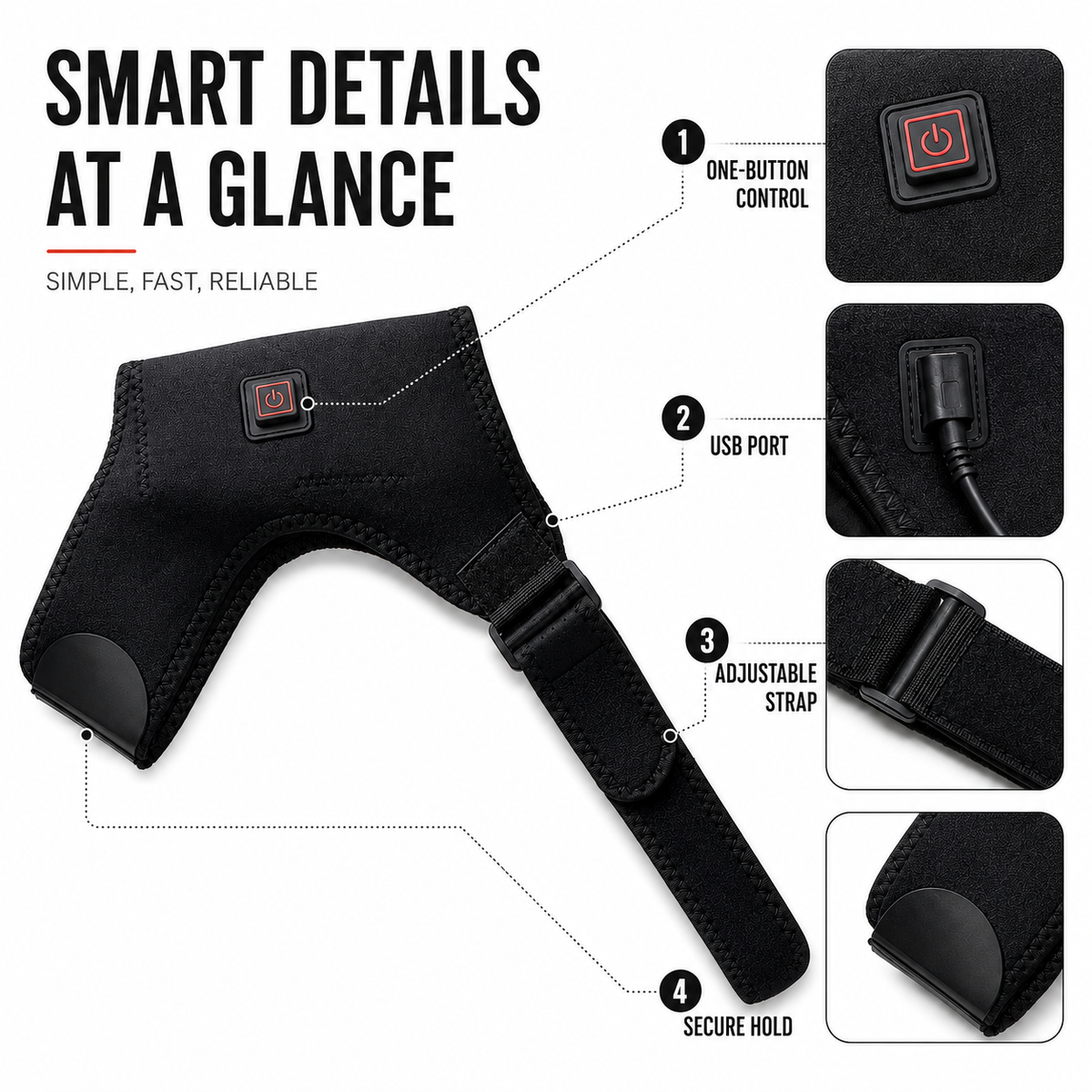 Heated Shoulder Brace