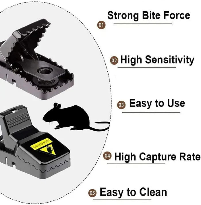 Heavy-Duty Mouse Traps (Pack of 6)