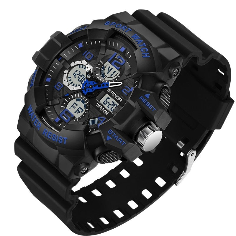 Heavy-Duty Waterproof Military Digital Watch