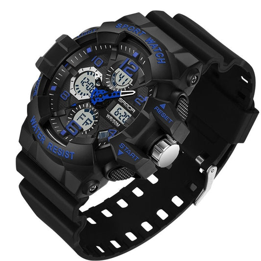 Heavy-Duty Waterproof Military Digital Watch