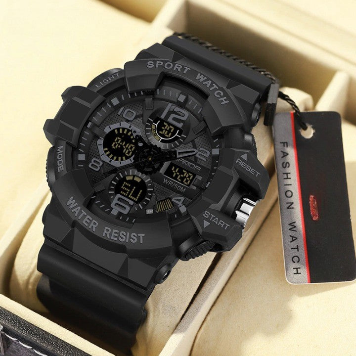 Heavy-Duty Waterproof Military Digital Watch