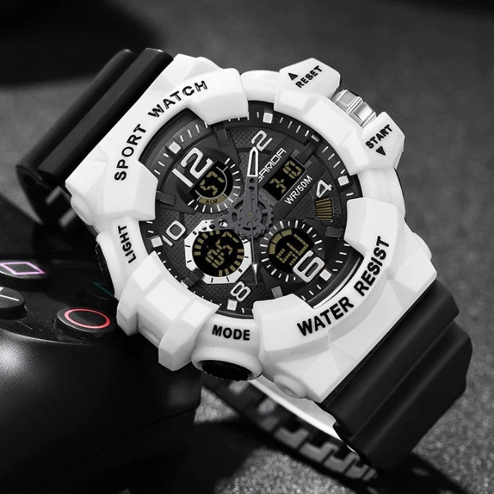 Heavy-Duty Waterproof Military Digital Watch