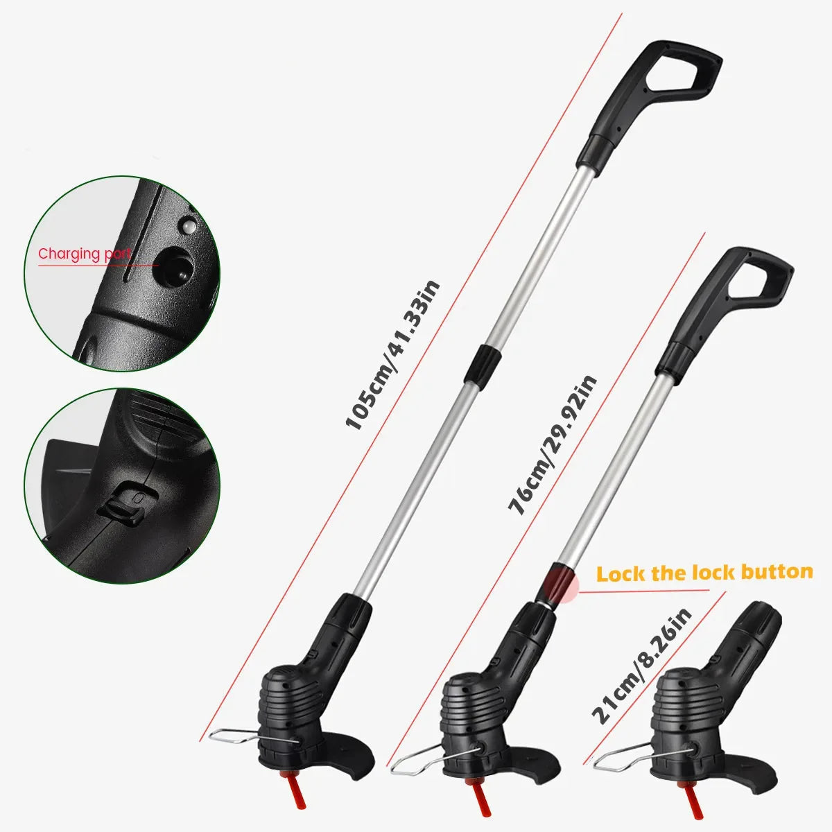 High-Performance Cordless Grass Trimmer