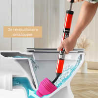 High-Pressure Air Drain Plunger for Quick and Effective Unclogging of Toilets and Pipes