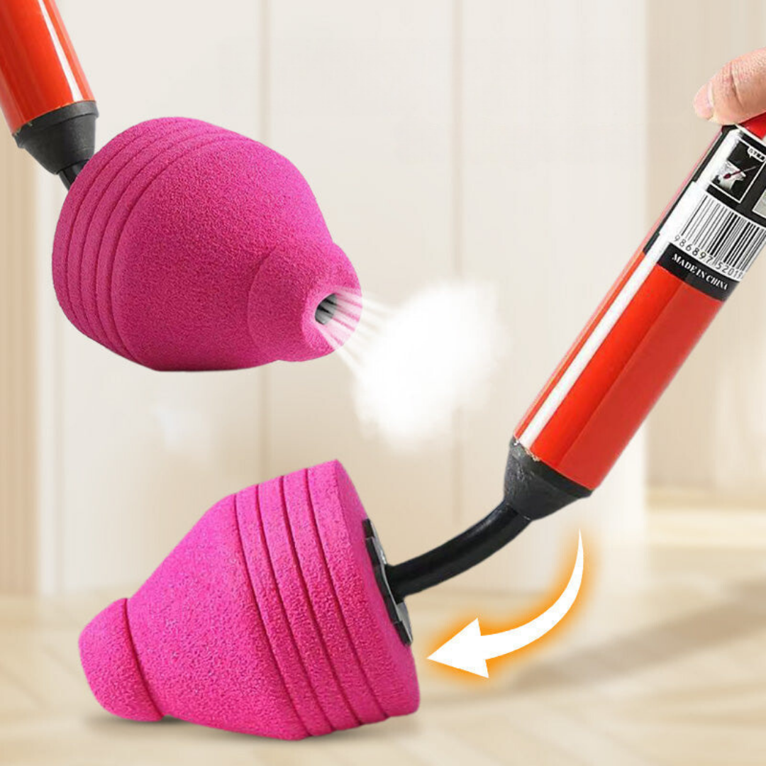 High-Pressure Air Drain Plunger for Quick and Effective Unclogging of Toilets and Pipes