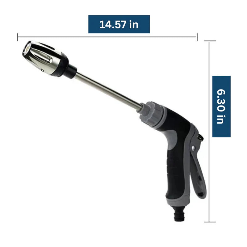 High-Pressure Garden Hose Nozzle with 360° Spray