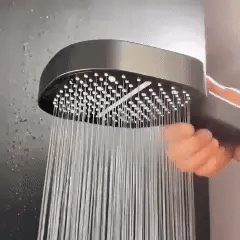 High-Pressure Shower Head with Turbo-Boost Technology and Advanced Filtration for Healthier Skin and Hair