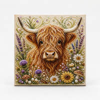Highland Cow Pearl Art Kit