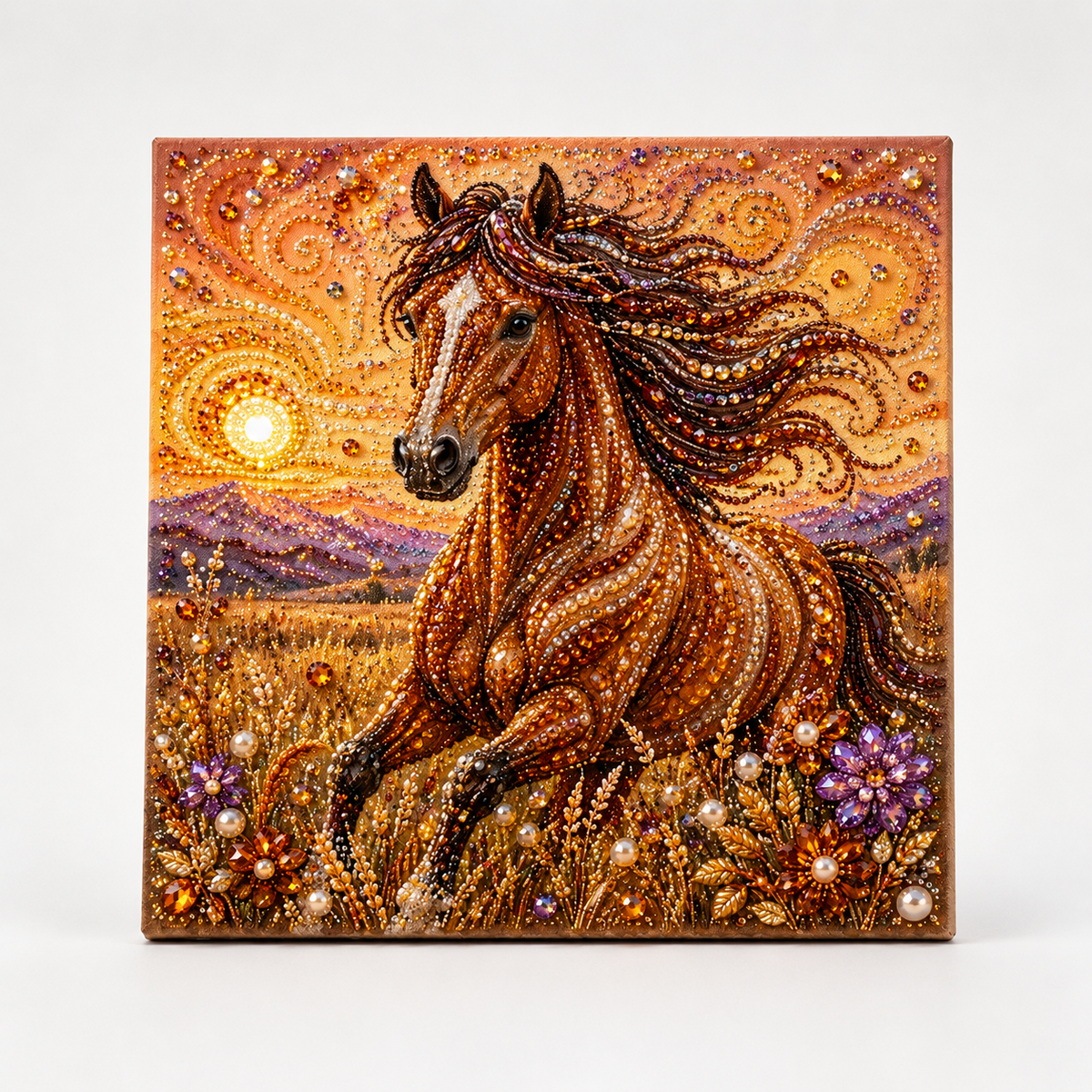 Highland Cow Pearl Art Kit