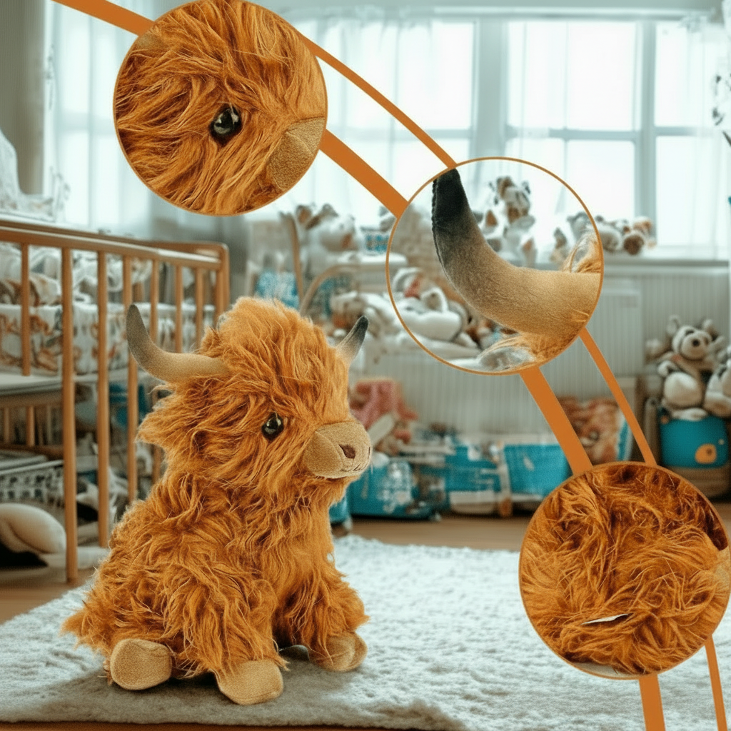 Highland Cow Soft Plush Toy
