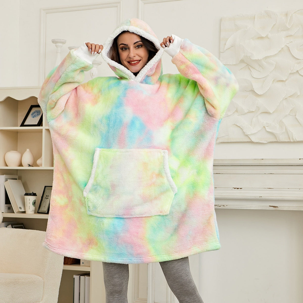 Hoodie and Blanket in One – Combination of a Soft Hoodie and a Comfortable Blanket