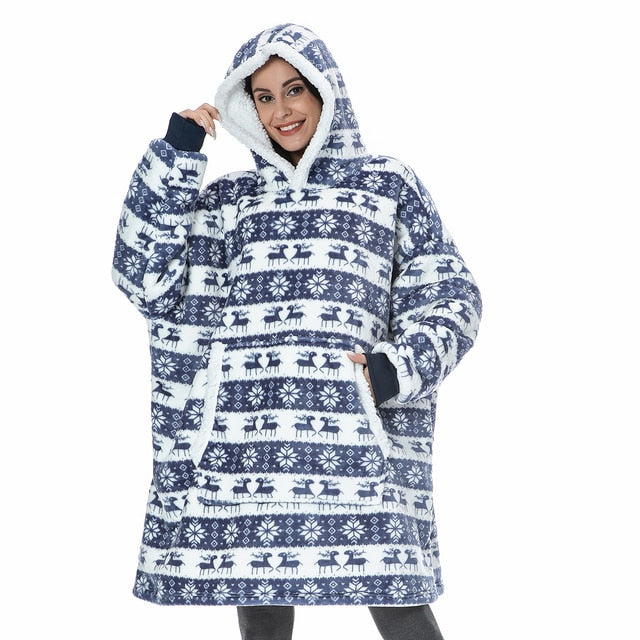 Hoodie and Blanket in One – Combination of a Soft Hoodie and a Comfortable Blanket