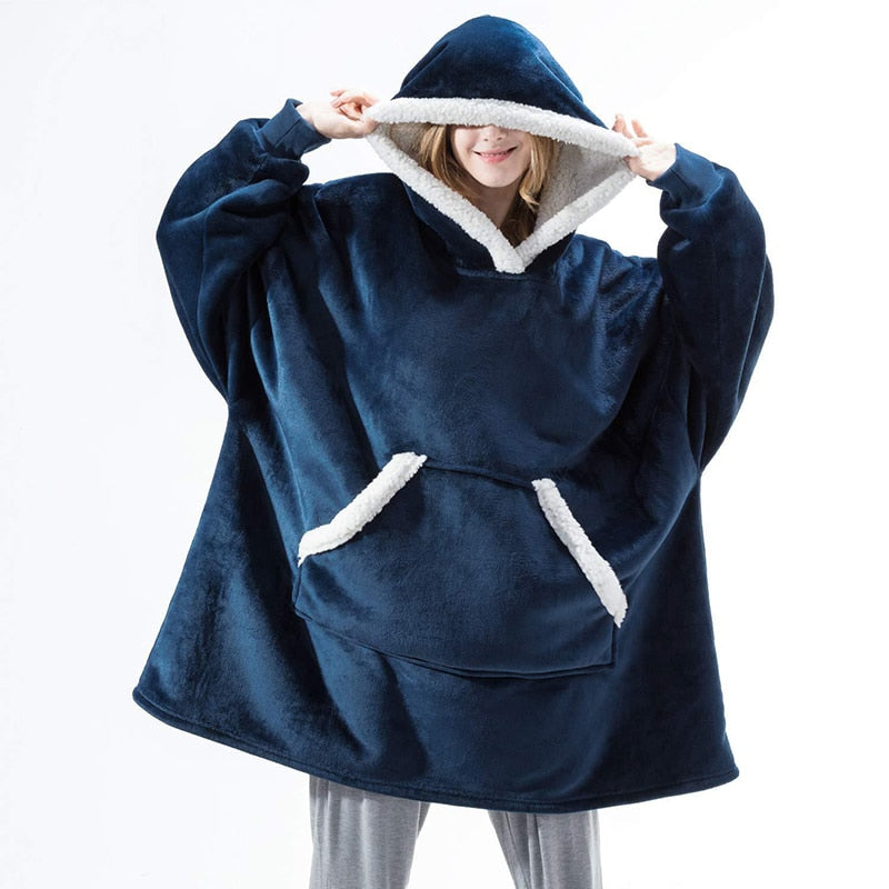 Hoodie and Blanket in One – Combination of a Soft Hoodie and a Comfortable Blanket