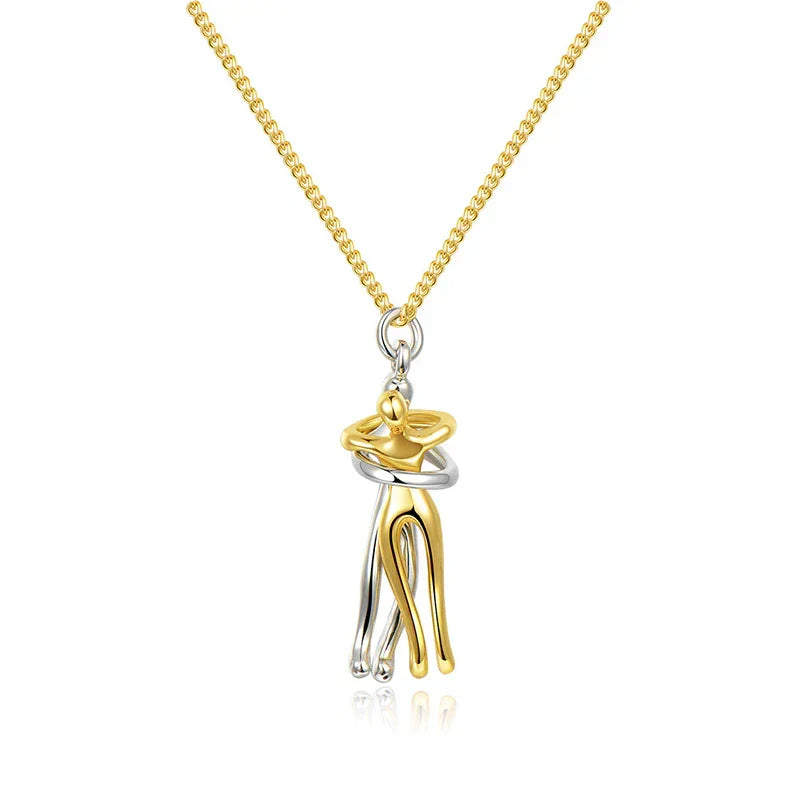 Hug Pendant Necklace