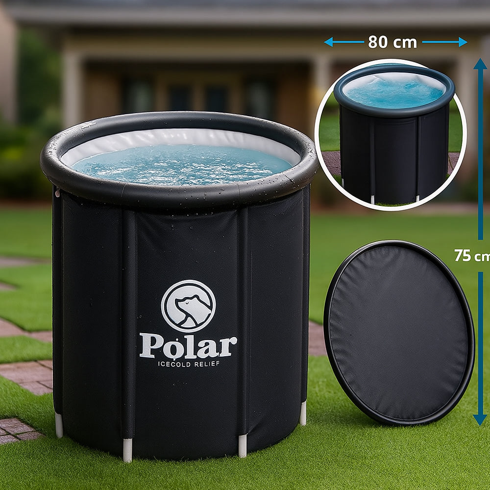 Ice Bath - Polar Recovery Deluxe 80 cm Diameter with Thermal Lid