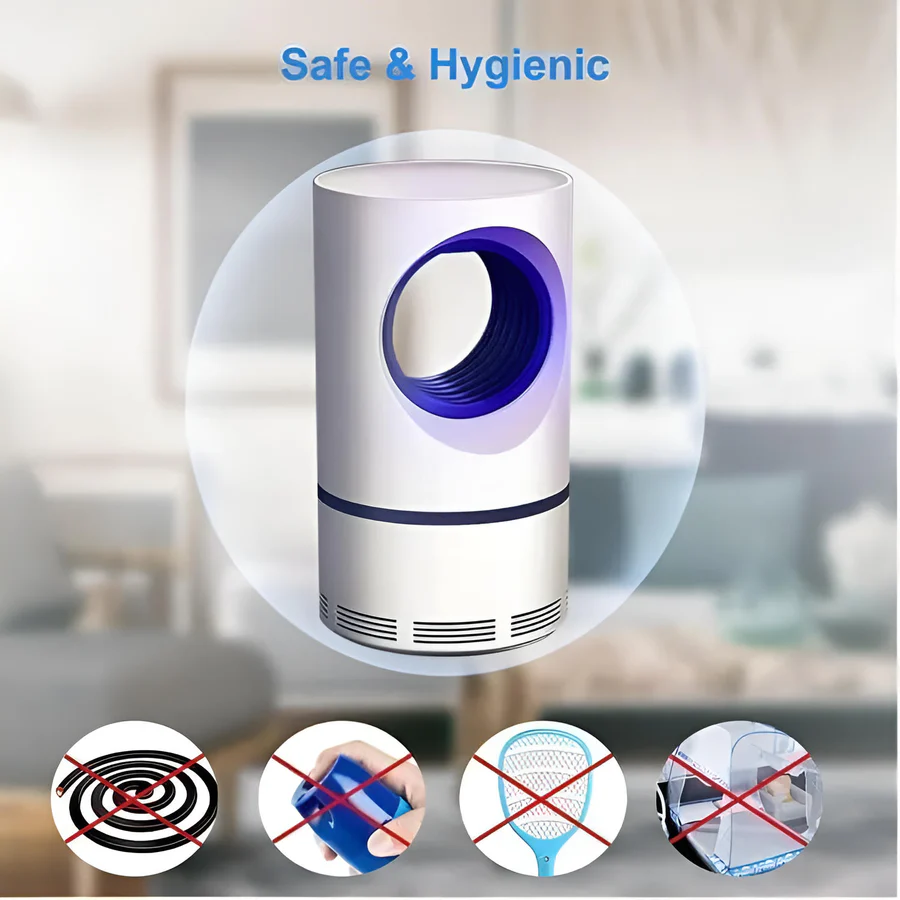Indoor and Outdoor UV Light Insect Trap - Mosquito and Fly Killer