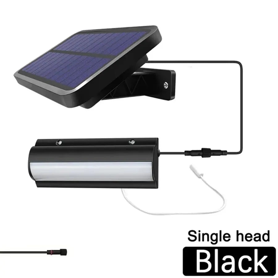 Indoor & Outdoor Solar Light - IP65 Waterproof with Pull Switch, Warm & Cool White Light, 3m Cable