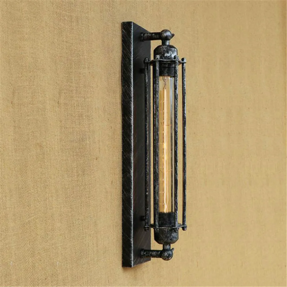 Industrial Cage Wall Sconce Light