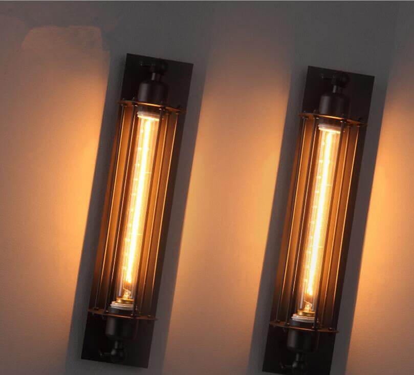 Industrial Cage Wall Sconce Light