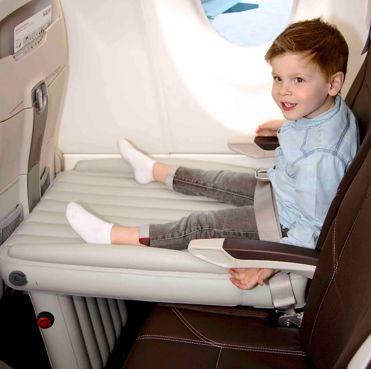 Inflatable Airplane Bed for Kids – Portable In-Flight Travel Mattress