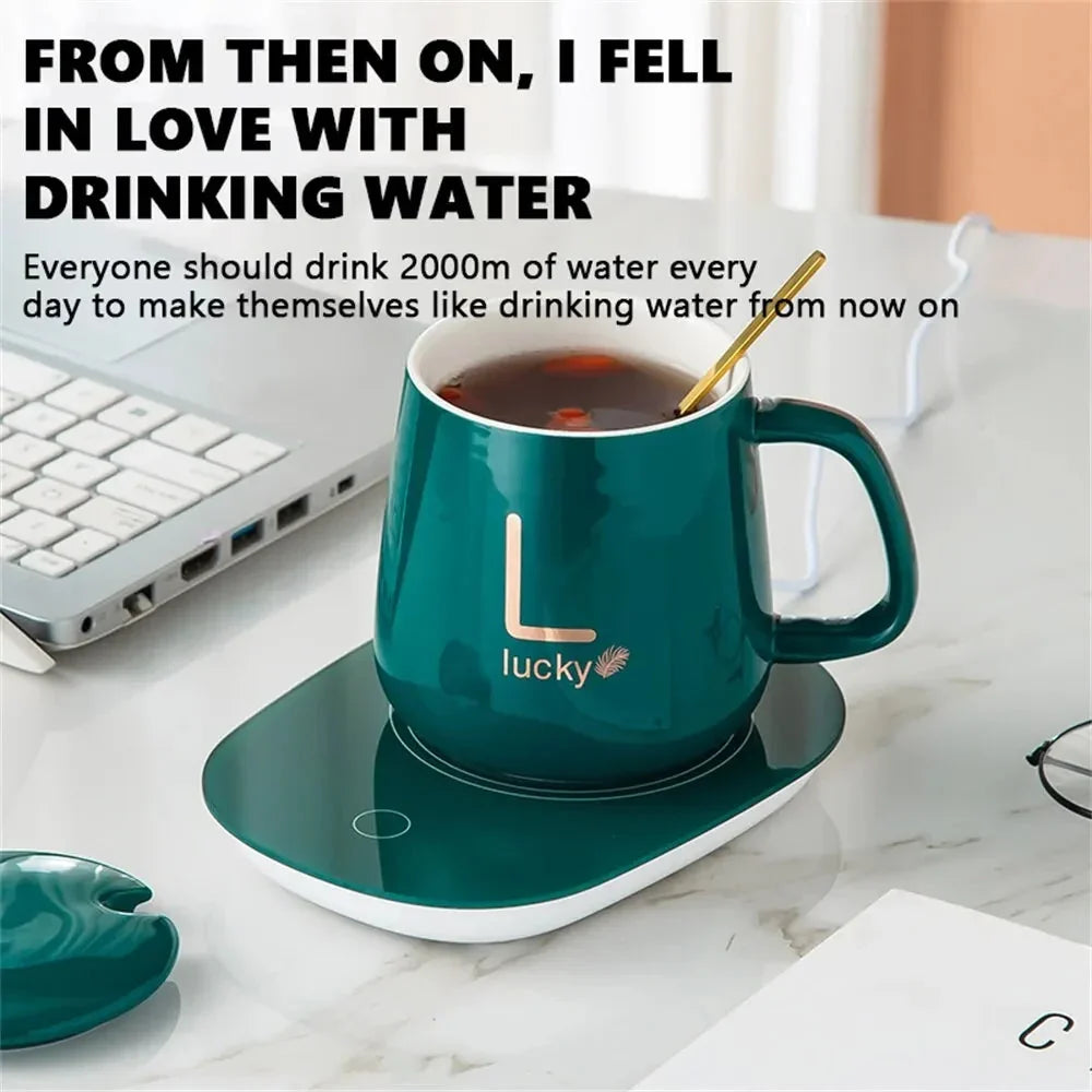 Innovative Mug Warmer Set – Ceramic Mug with Smart Mug Warmer