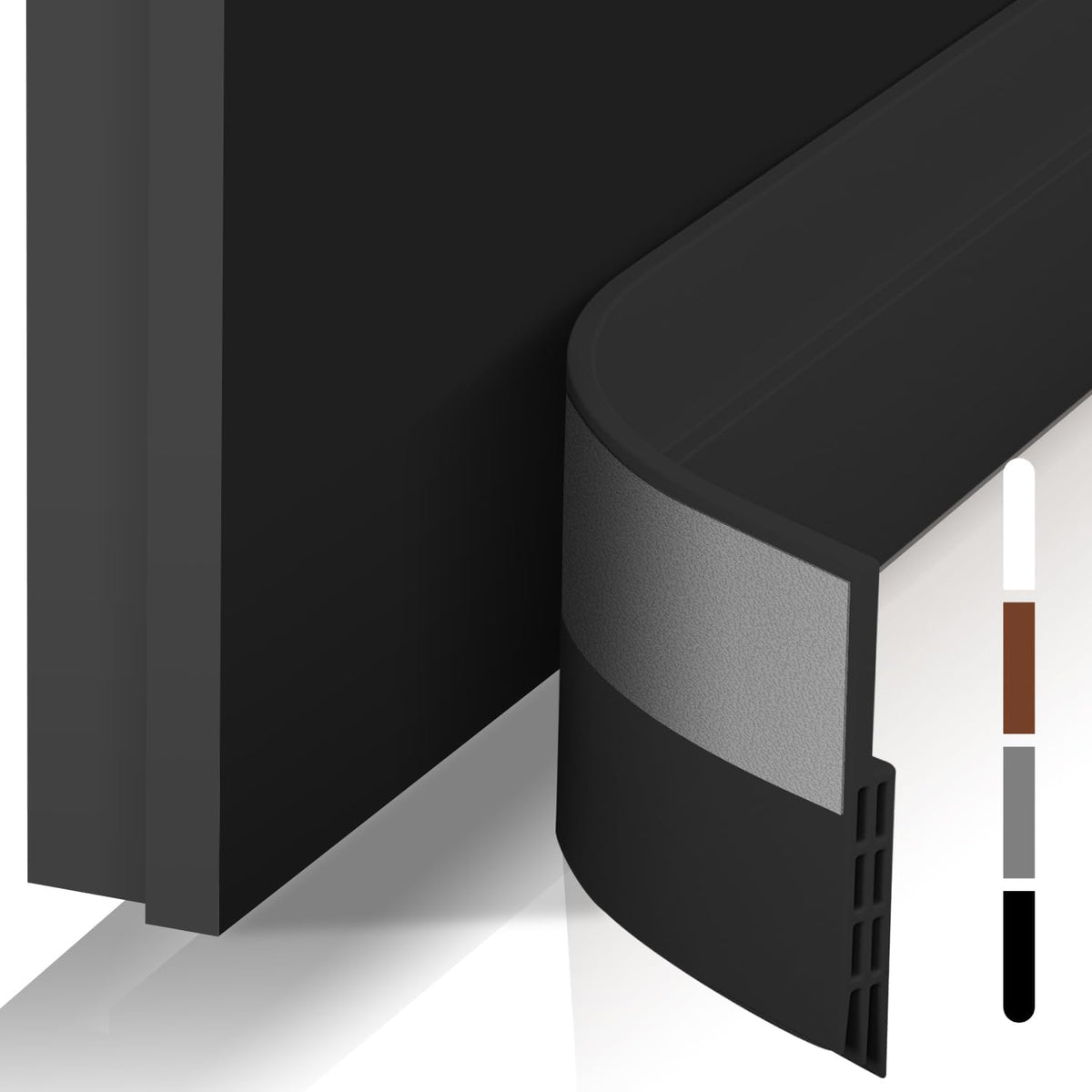 Insulating Door Bottom Seal Strip - Protection Against Noise, Cold, Humidity and Insects