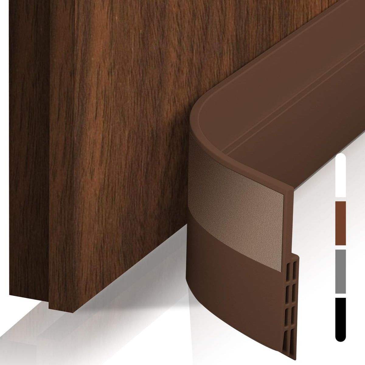 Insulating Door Bottom Seal Strip - Protection Against Noise, Cold, Humidity and Insects