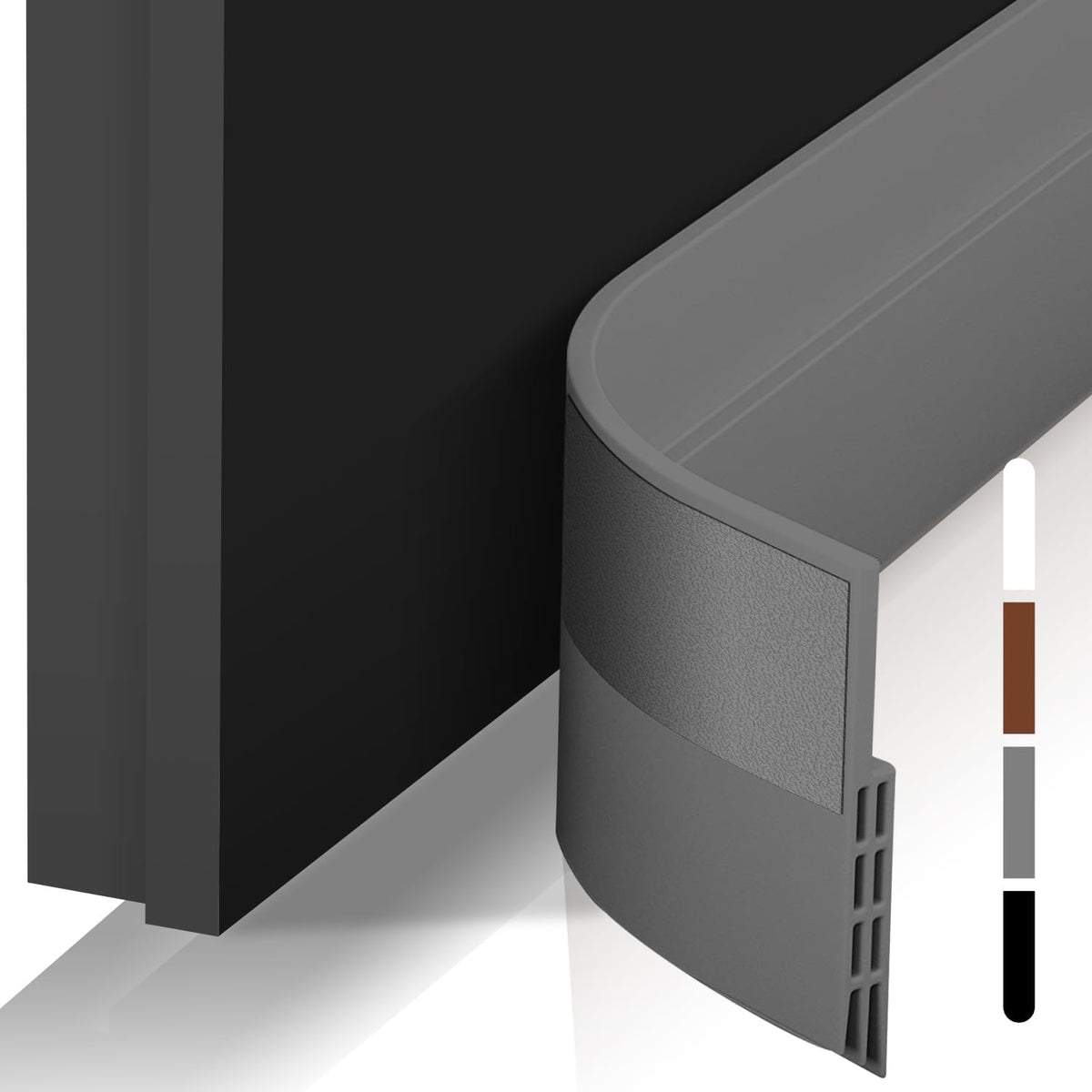 Insulating Door Bottom Seal Strip - Protection Against Noise, Cold, Humidity and Insects