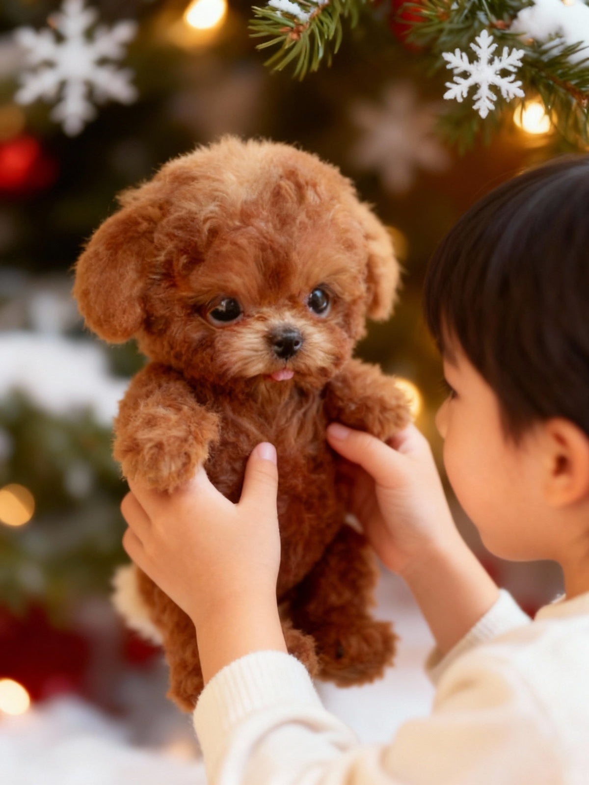 Interactive Robot Puppy - Motorized Plush Toy That Walks, Barks and Wags Its Tail