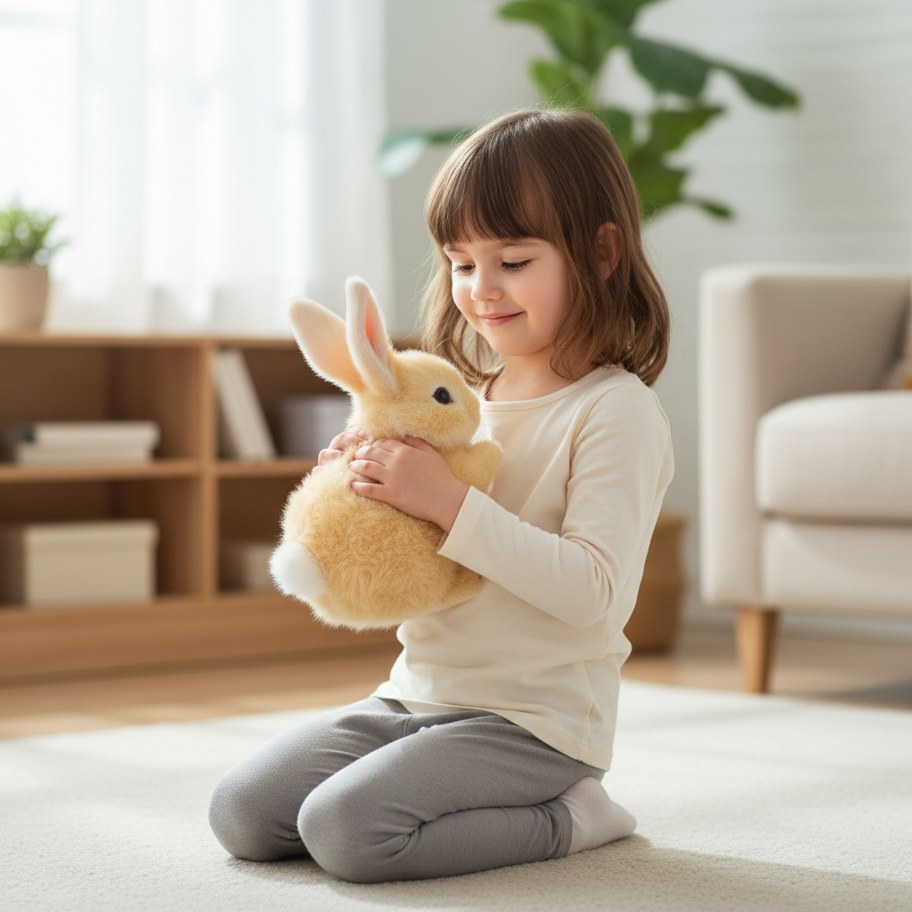 Interactive Toy | Realistic Hopping Bunny for Kids