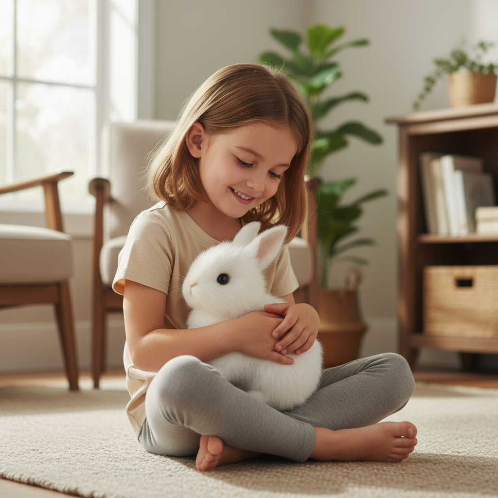 Interactive Toy | Realistic Hopping Bunny for Kids