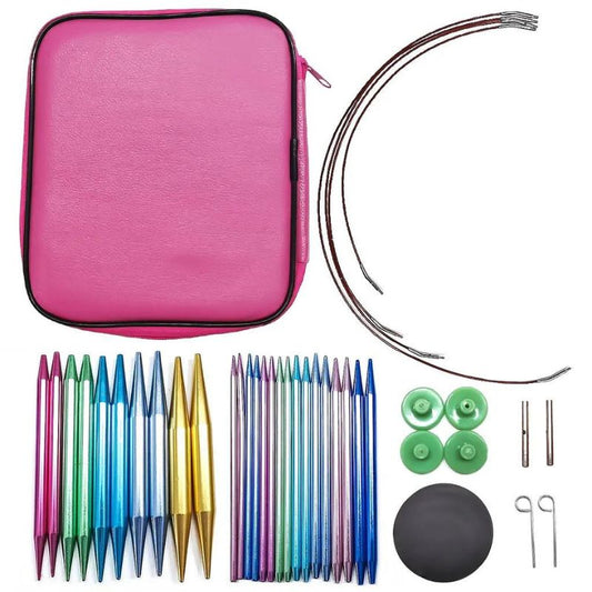 Interchangeable Circular Knitting Needles Set