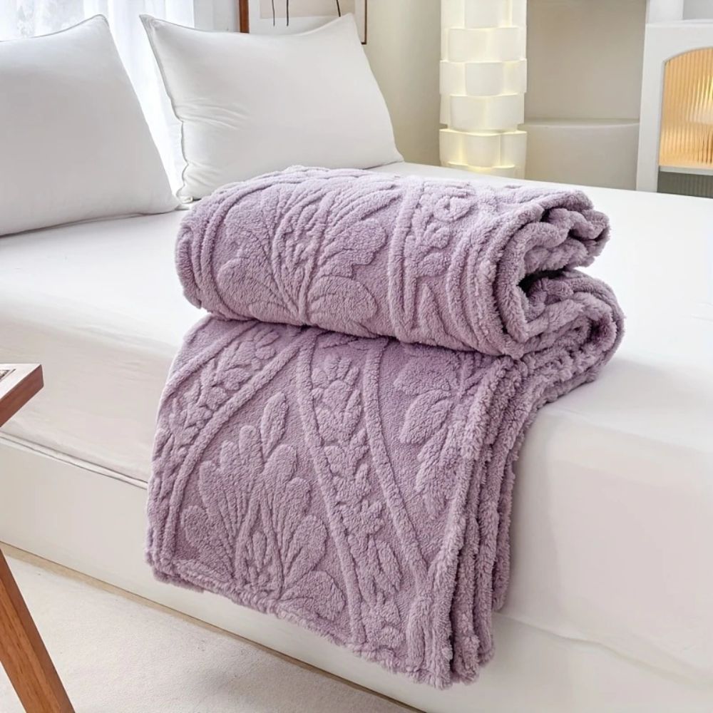 Jacquard Weave Fleece Blanket