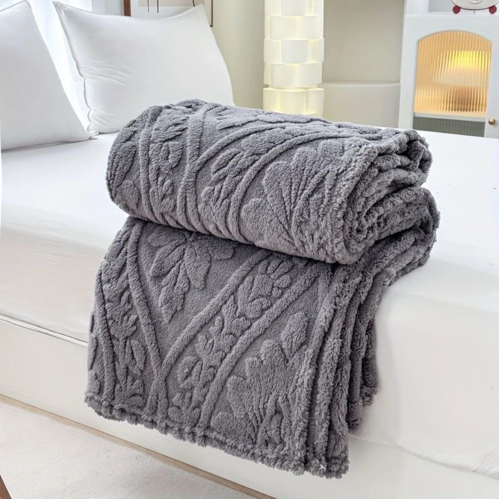 Jacquard Weave Fleece Blanket
