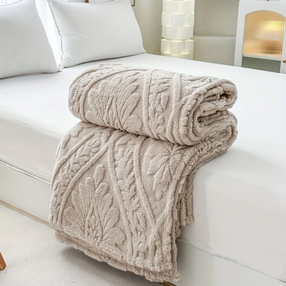 Jacquard Weave Fleece Blanket
